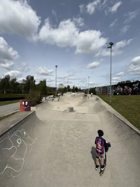 Skatepark im Wihlemsburger Inselpark