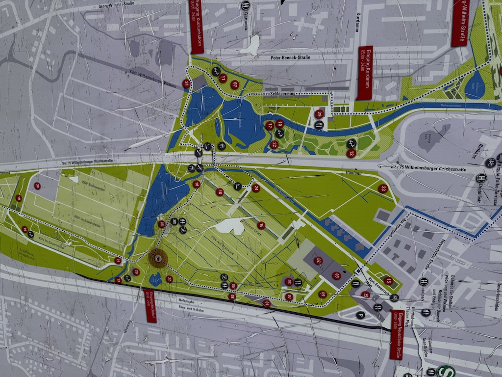 Übersichtsplan Wilhlemsburger Inselpark